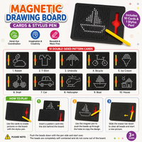 Magnetic Drawing Board for Kids – Creative Learning Toy with Stylus Pen