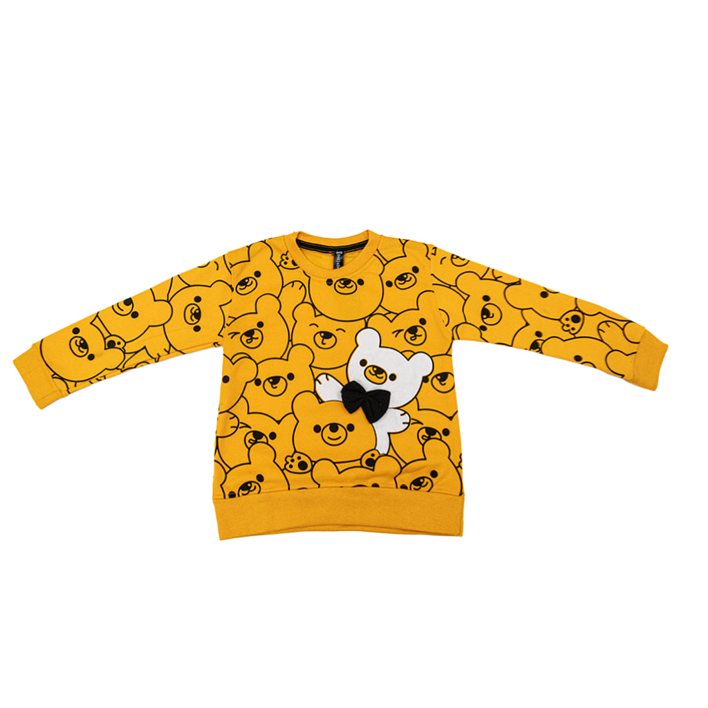 Kids Bear w/ Bow Fleece Winters Tracksuit