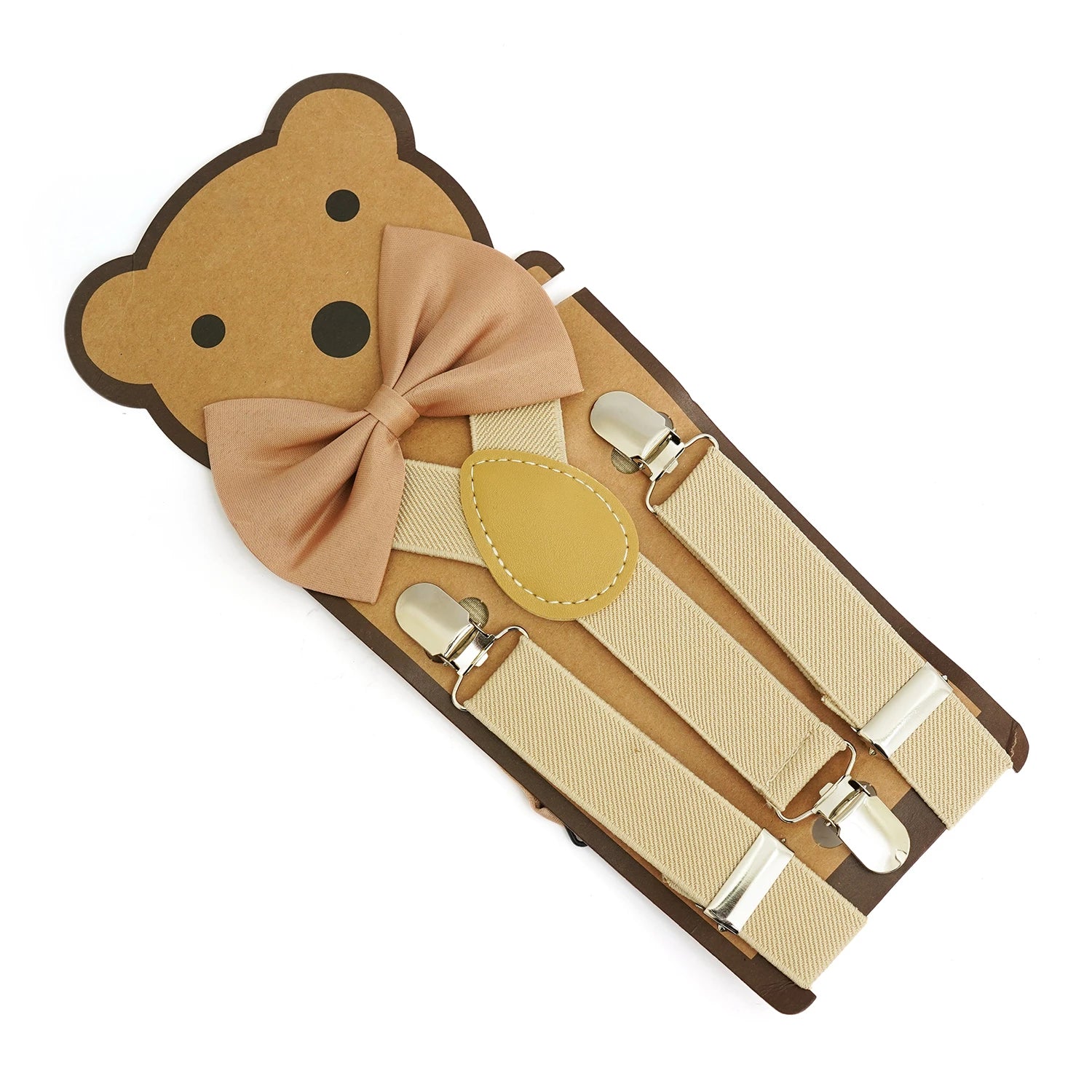 Kids Adjustable Suspenders & Bow Tie Set