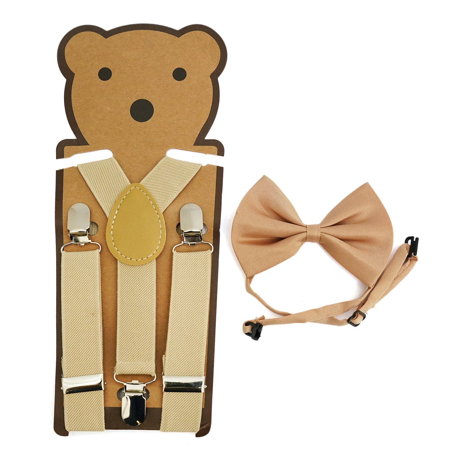 Kids Adjustable Suspenders & Bow Tie Set