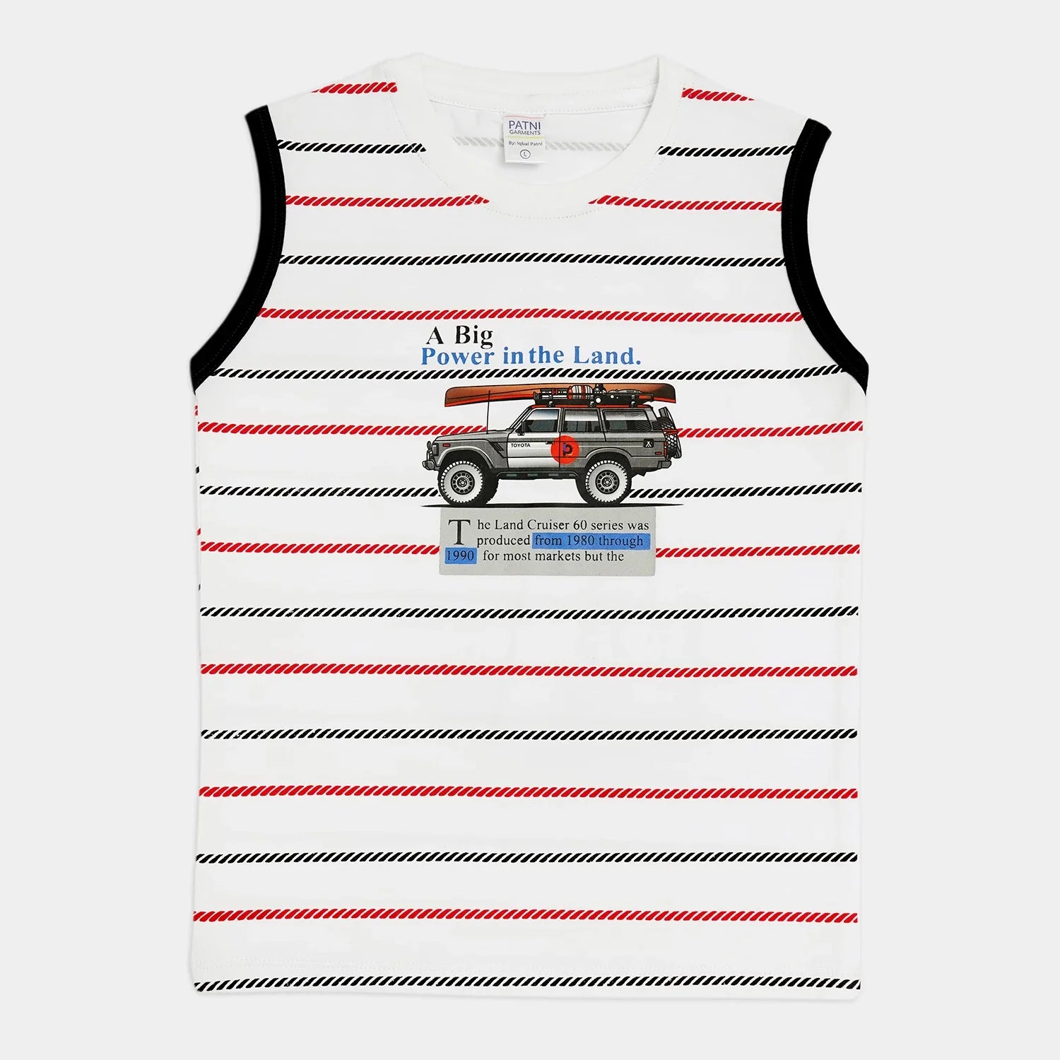 Kids’ 2-Piece Suit – Sleeveless Shirt & Shorts (Jeep Design)
