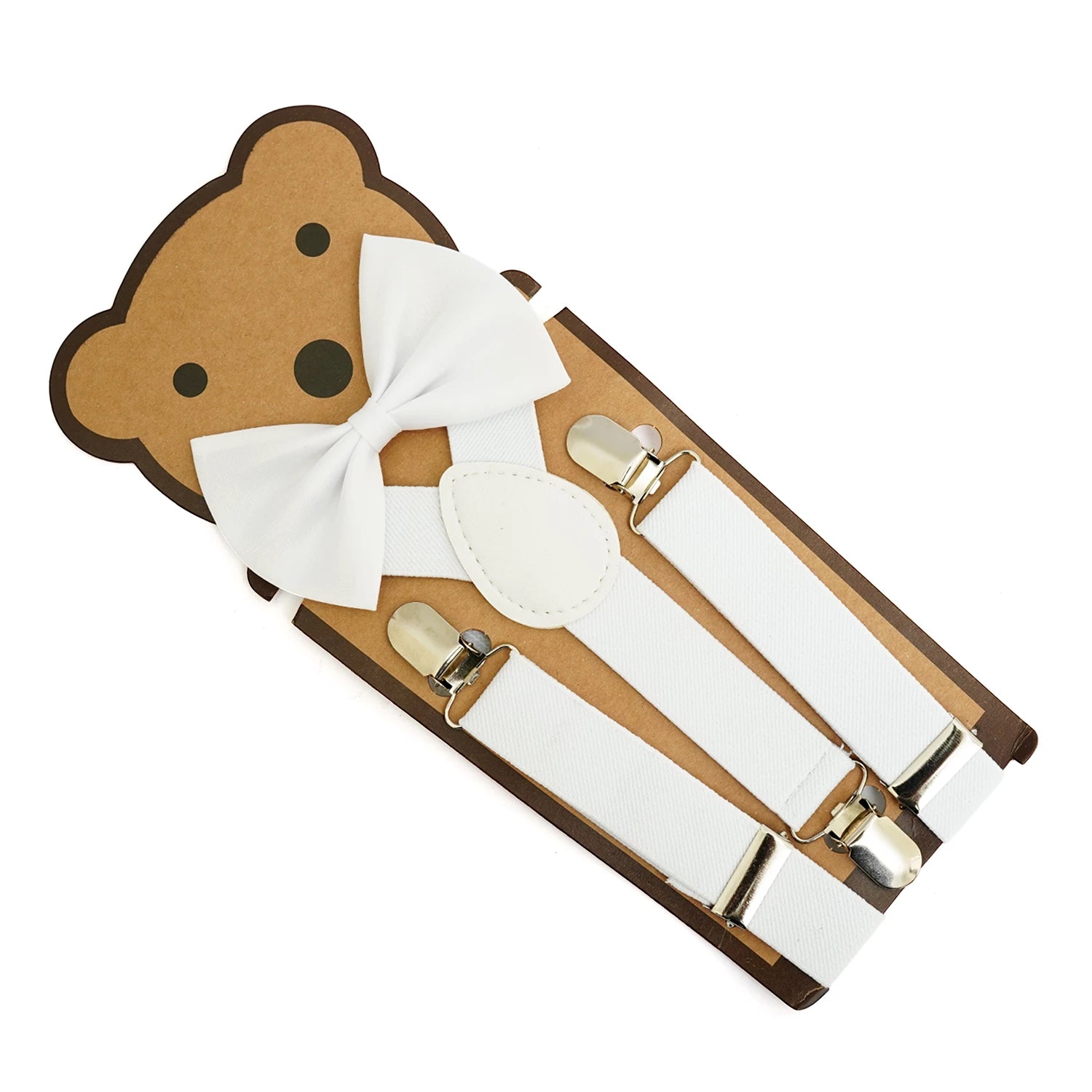Kids Adjustable Suspenders & Bow Tie Set