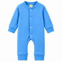 Baby Boys Winter Romper Sky Full Sleeve Fleece Romper