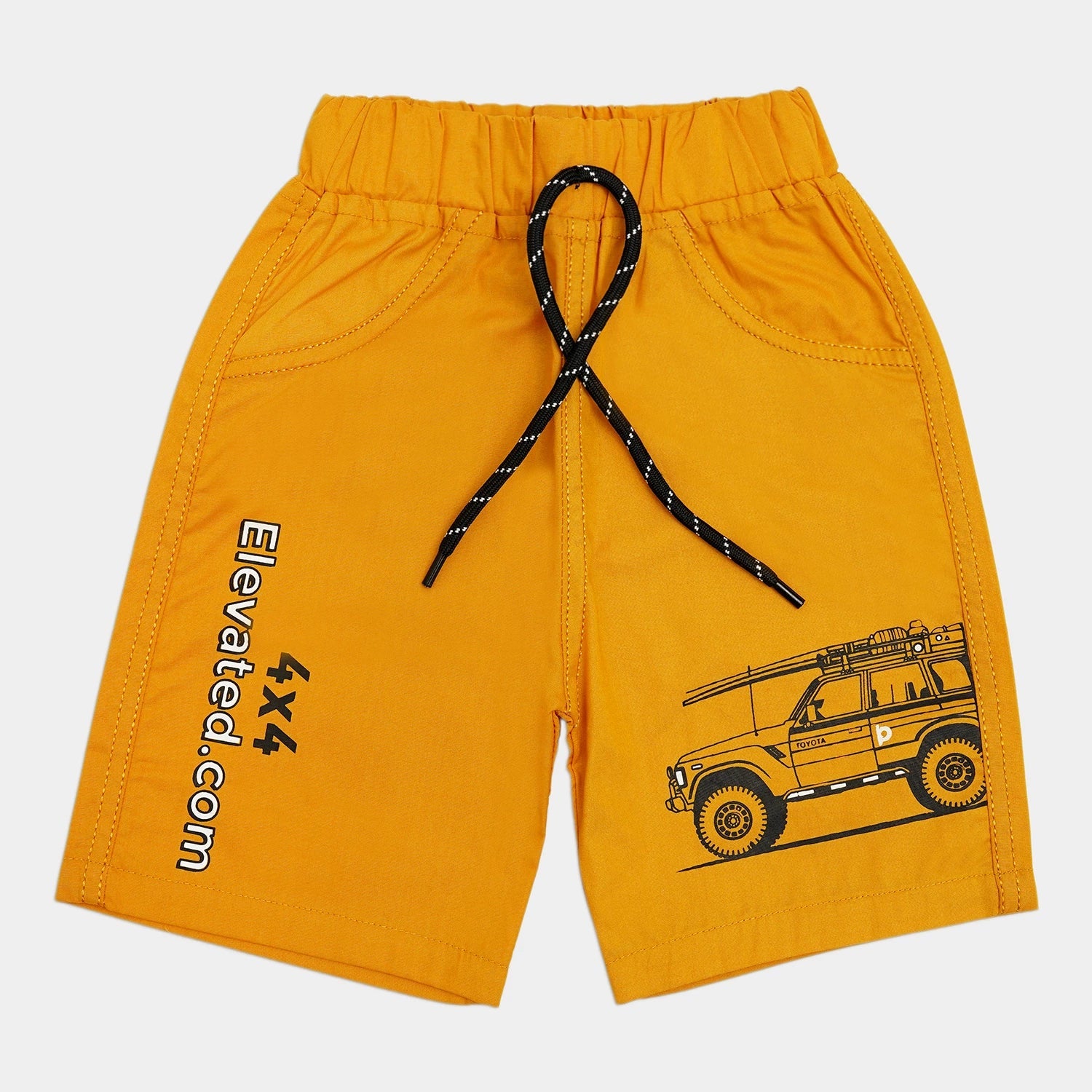 Kids’ 2-Piece Suit – Sleeveless Shirt & Shorts (Jeep Design)
