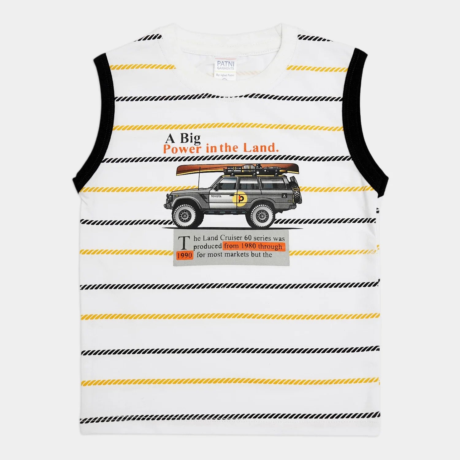 Kids’ 2-Piece Suit – Sleeveless Shirt & Shorts (Jeep Design)