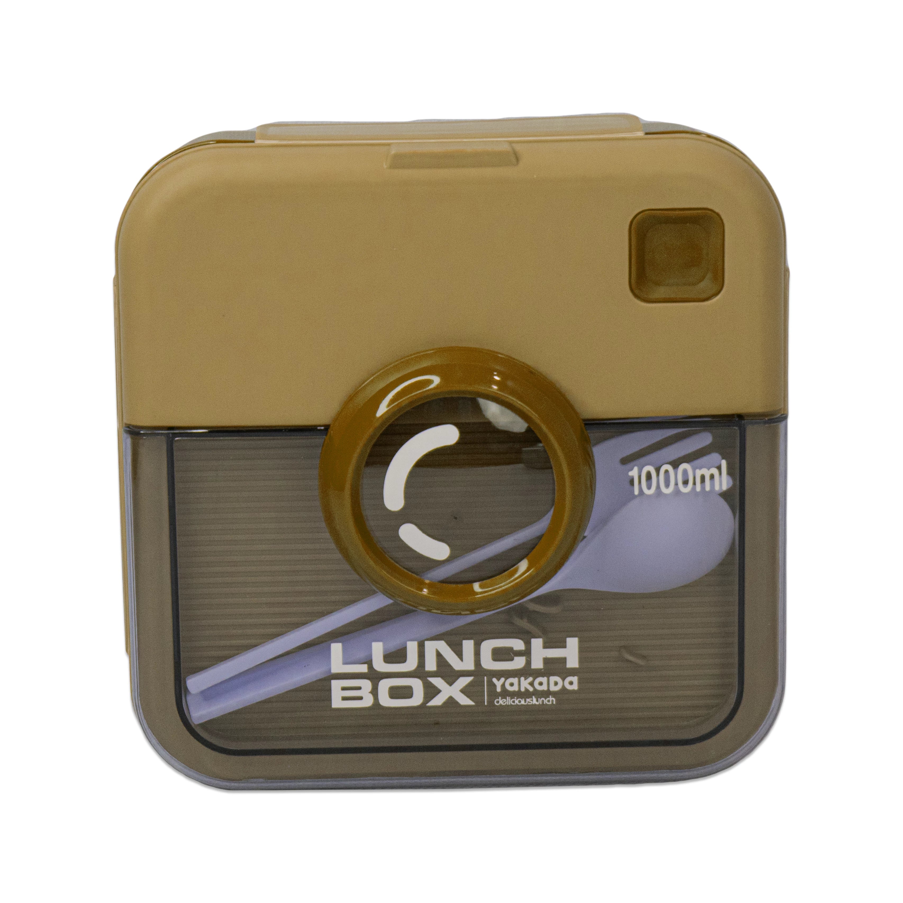 Yakada Lunch Box with Compartments & Spoons