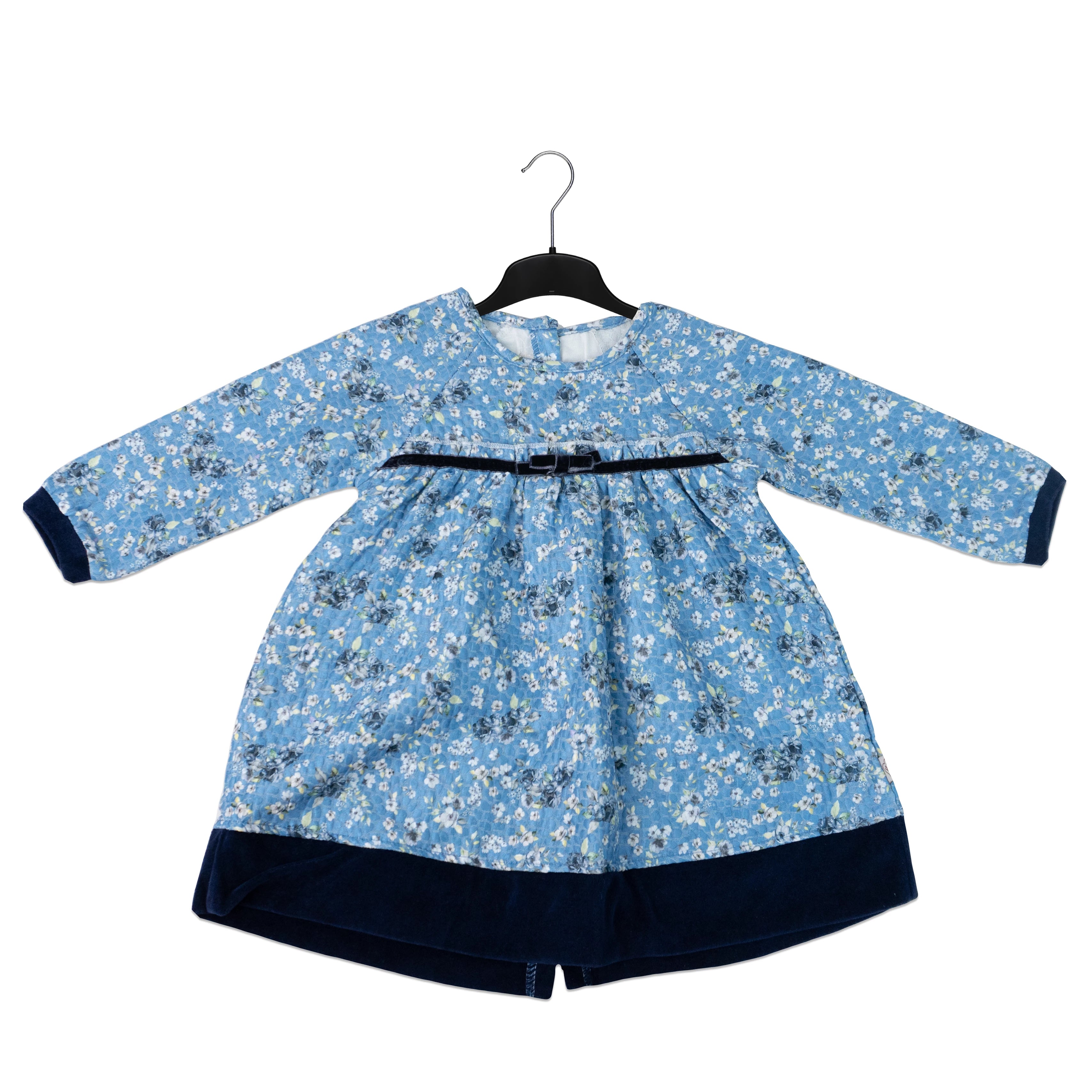 Violet Velvet Frock for Girls – Soft and Elegant