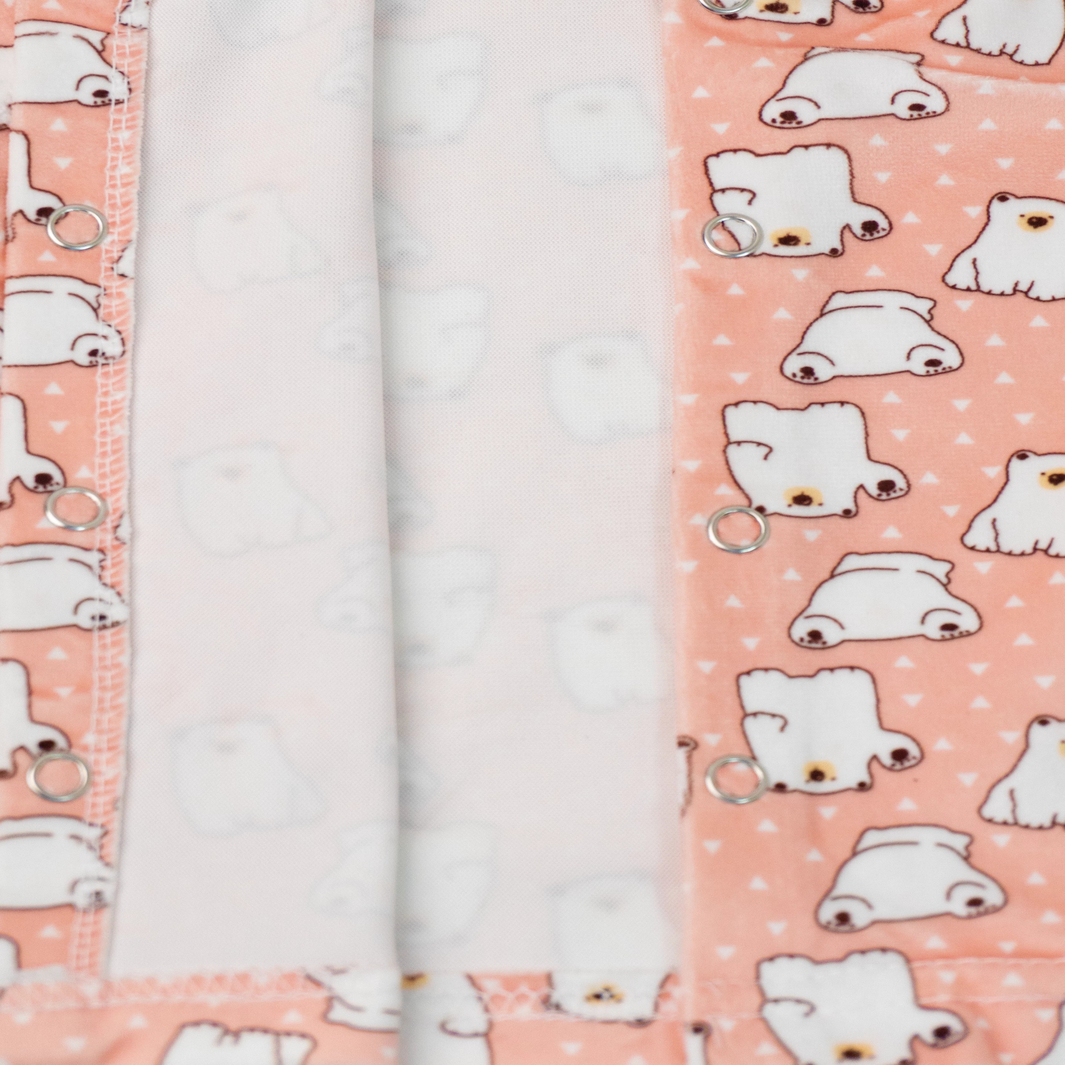 Bear Design Fleece Suit - Warm & Adorable