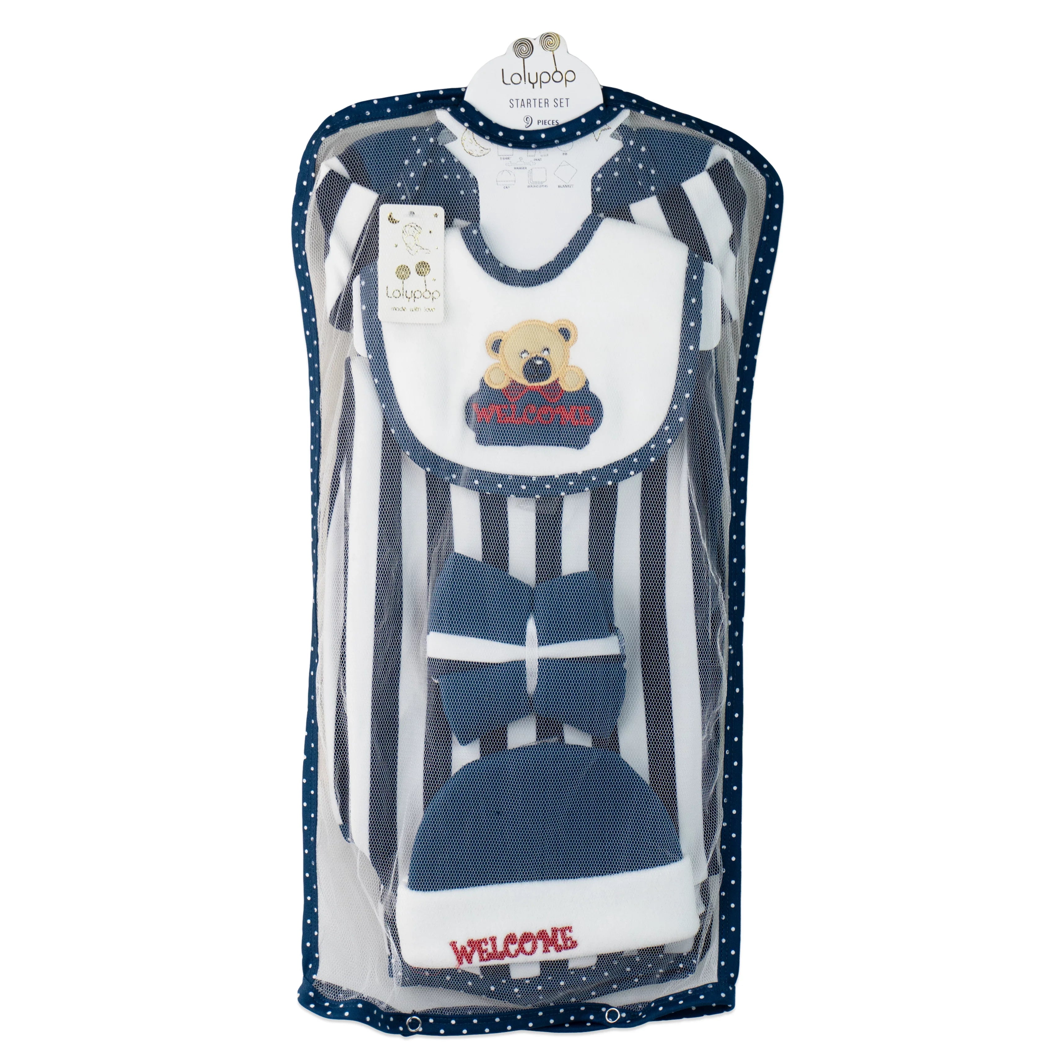 Lollypop Baby Winter Starter Set – 9-Piece Bear Collection