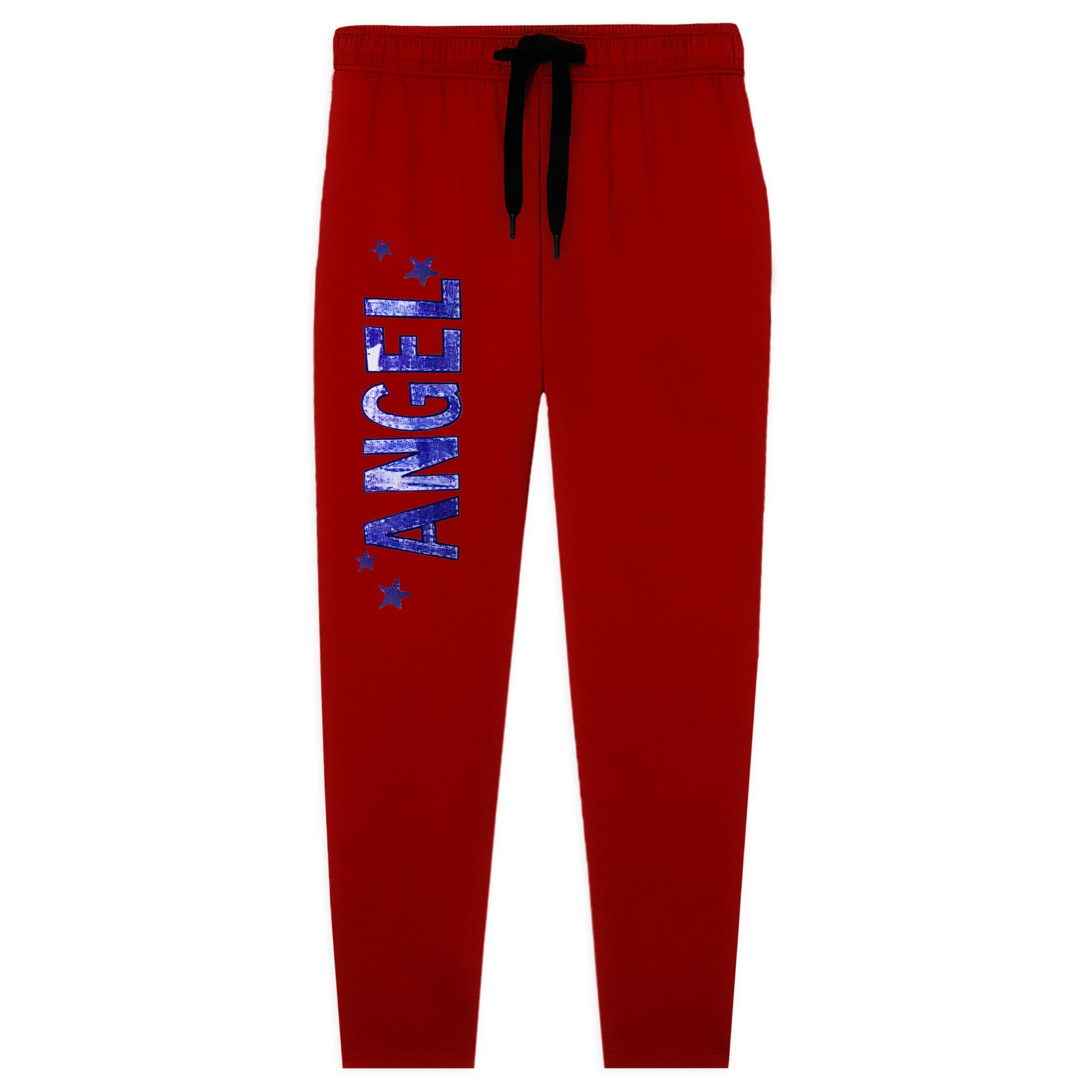 Kids Jersey Cotton Sticker Trousers – Red