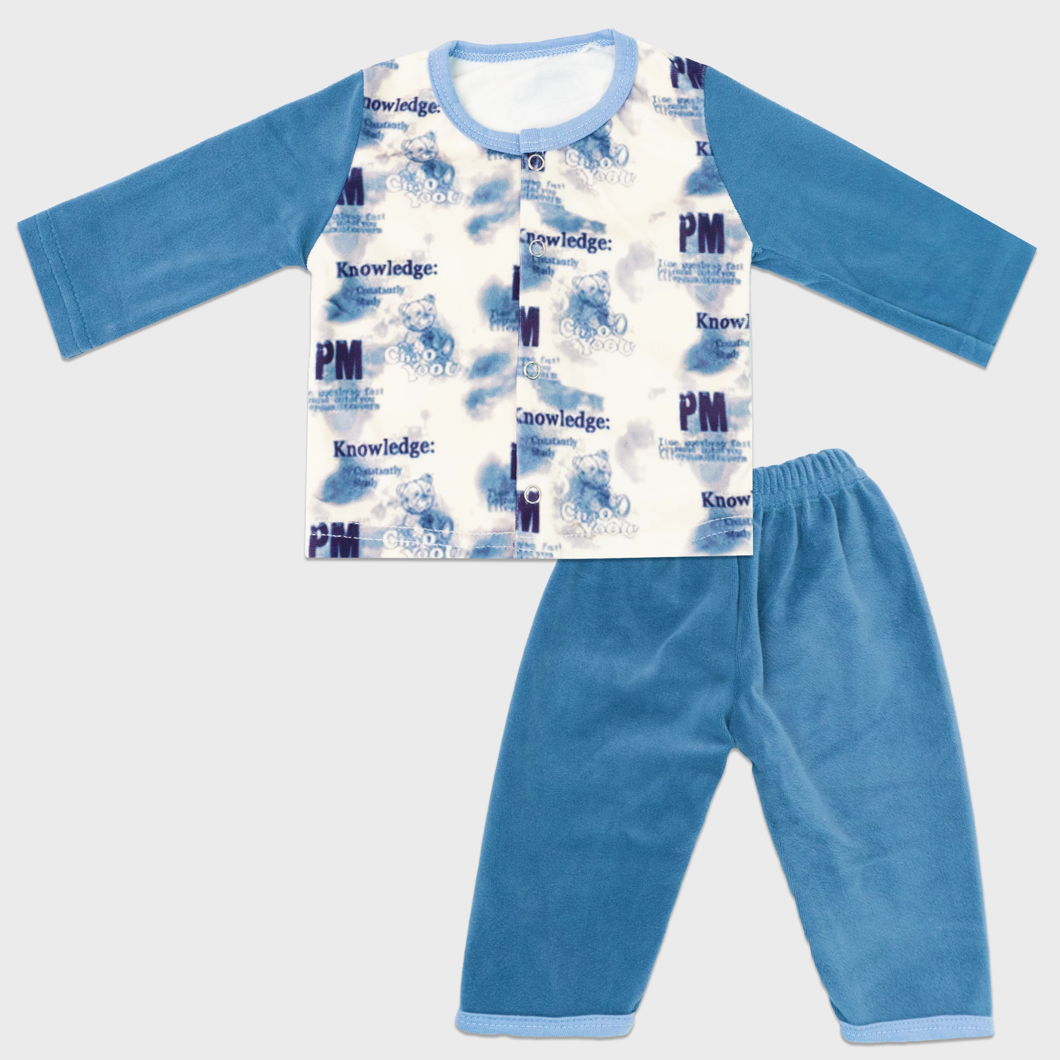 Knowledge Design Fleece Suit - Thoughtful Comfort