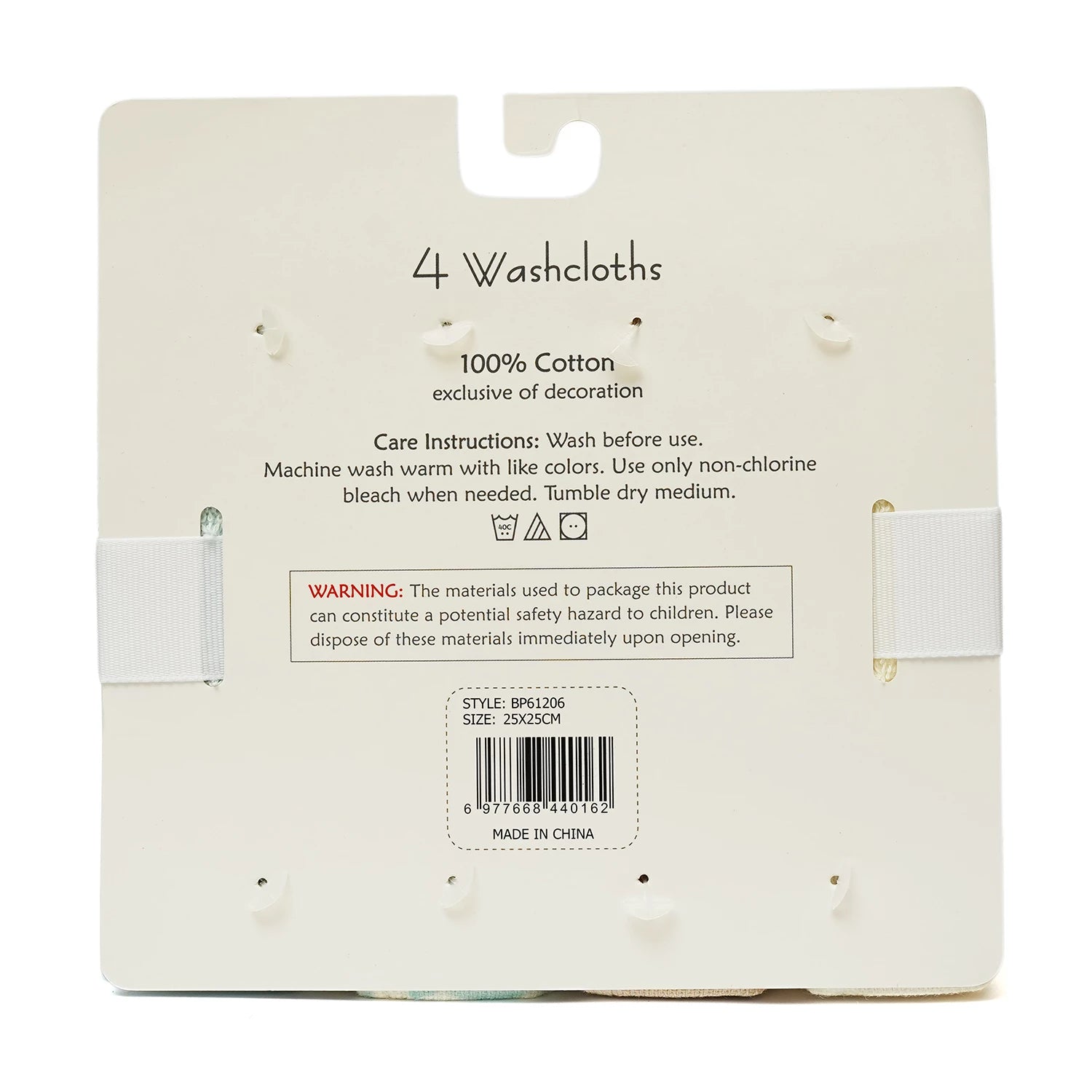 Baby Face Towels – Pack of 4 Soft Washcloths