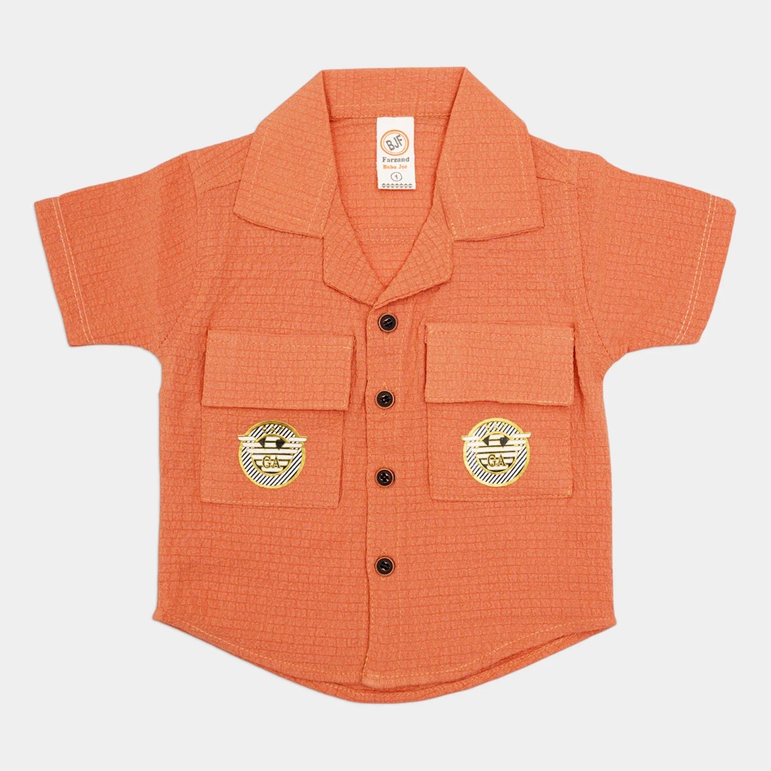 Boys Cotton Suit  BJF Style – Half Sleeve Shirt & Shorts
