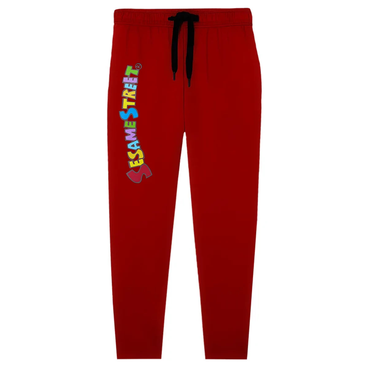 Kids Jersey Cotton Sticker Trousers – Red