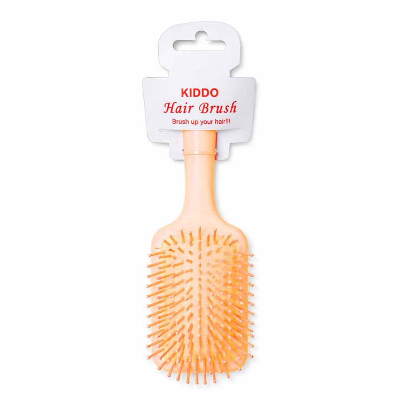 Little Minors baby hair brush with soft bristles for gentle scalp grooming and gentle hair detangling for kids