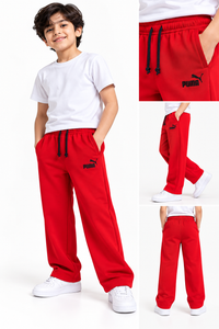 Pack of 3 Kids Fleece Baggy Trousers  – Warm & Comfortable Winter Baggy Trousers