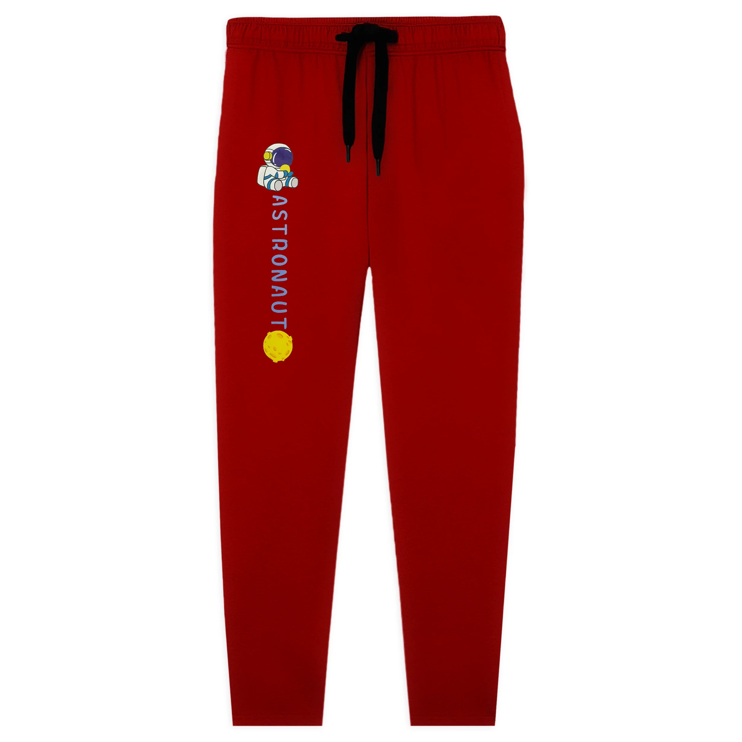 Kids Jersey Cotton Sticker Trousers – Red