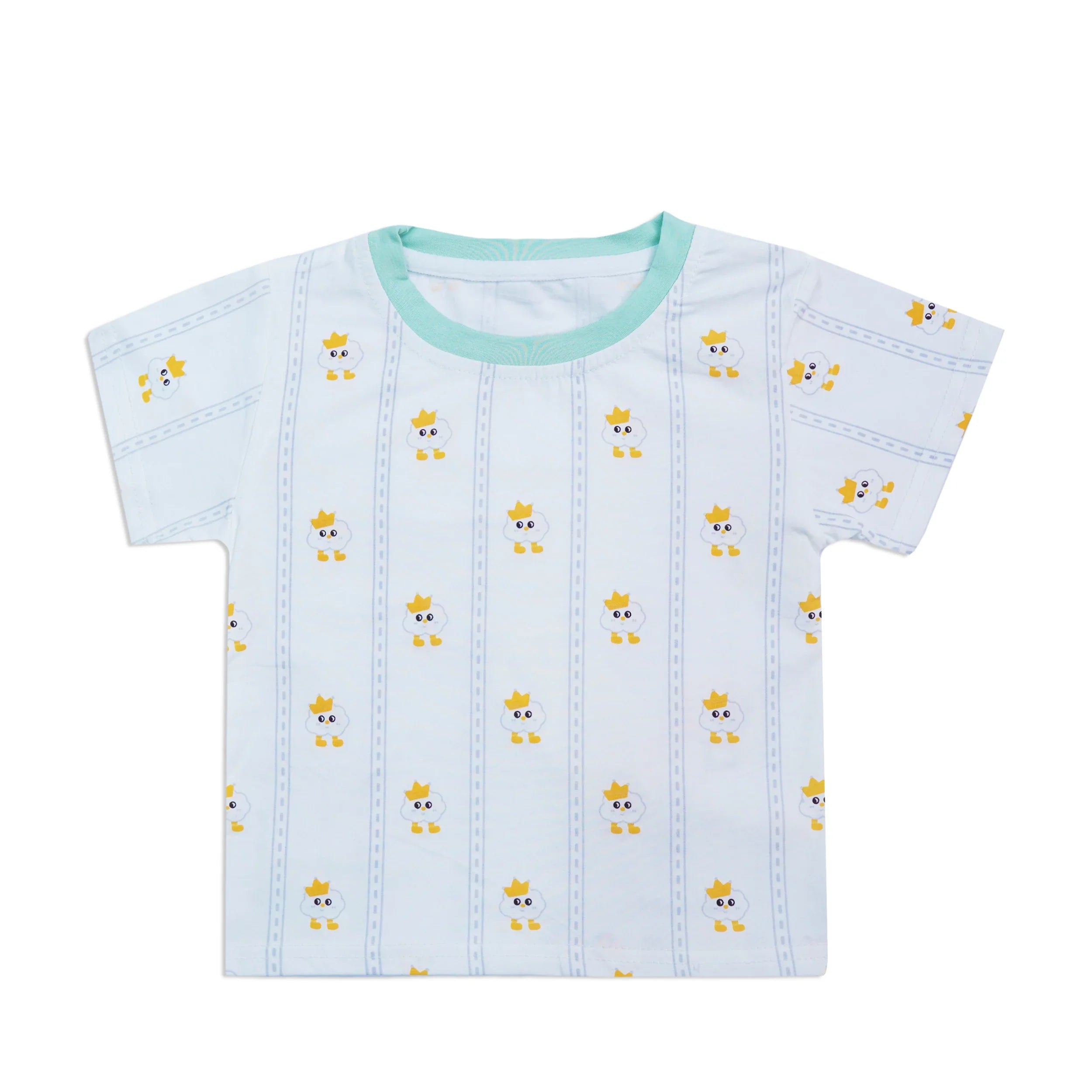 Happy Bear 2-Piece Dungarees & T-Shirt Set for Kids