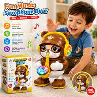 Saxophone Bear Musical Toy – Cute Interactive Music Bear for Kids