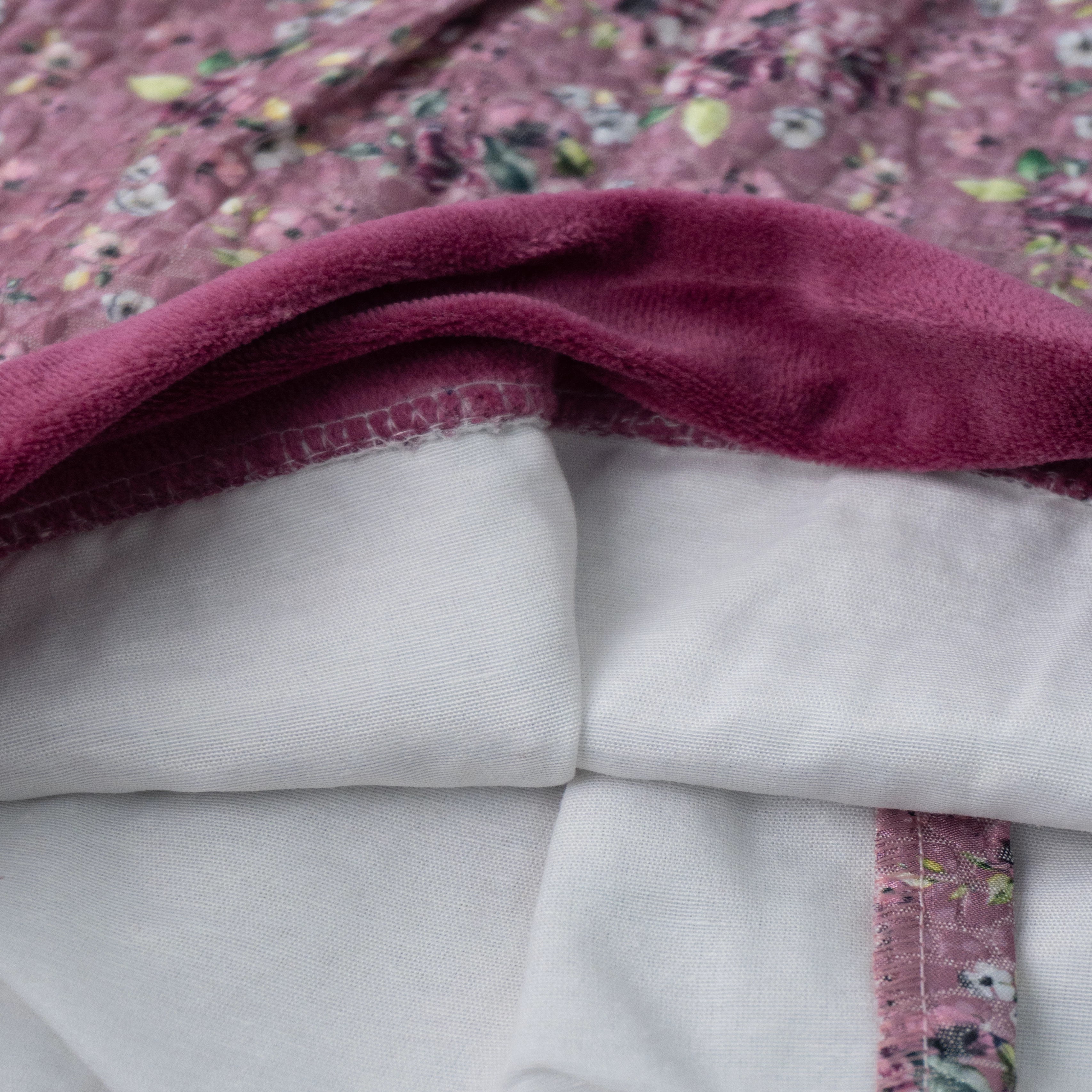 Violet Velvet Frock for Girls – Soft and Elegant