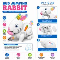 Rabbit Dancing & Walking Musical Toy – Flashing Lights