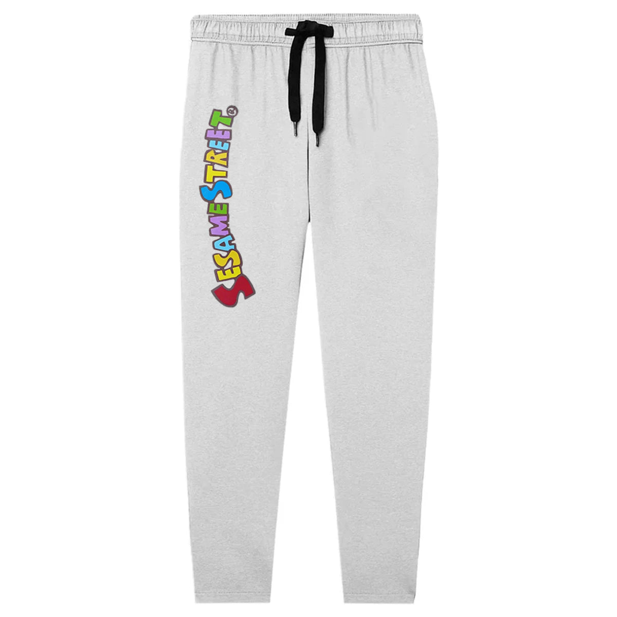 Kids Jersey Cotton Sticker Trousers –  White