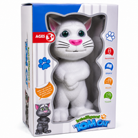 Intelligent Talking Tom Cat Toy Interactive Talking, Singing, Story & Voice Recording Toy for Kids