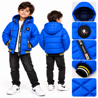 Kids Winter Hooded Puffer Jacket – Warm & Stylish Quilted Jacket