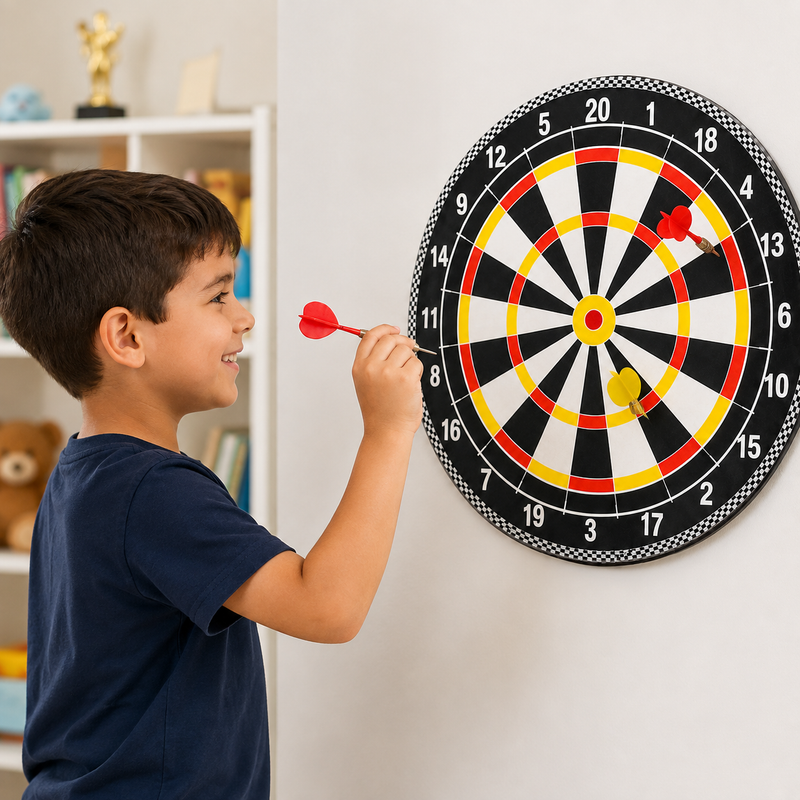 Magnetic Dart Board for Kids Fun Target Shooting Game