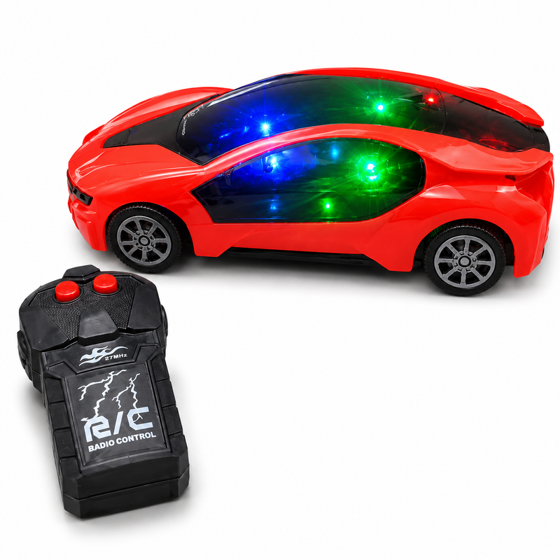Scale Model Sports Car Toy with Light – Pull Back Toy Car