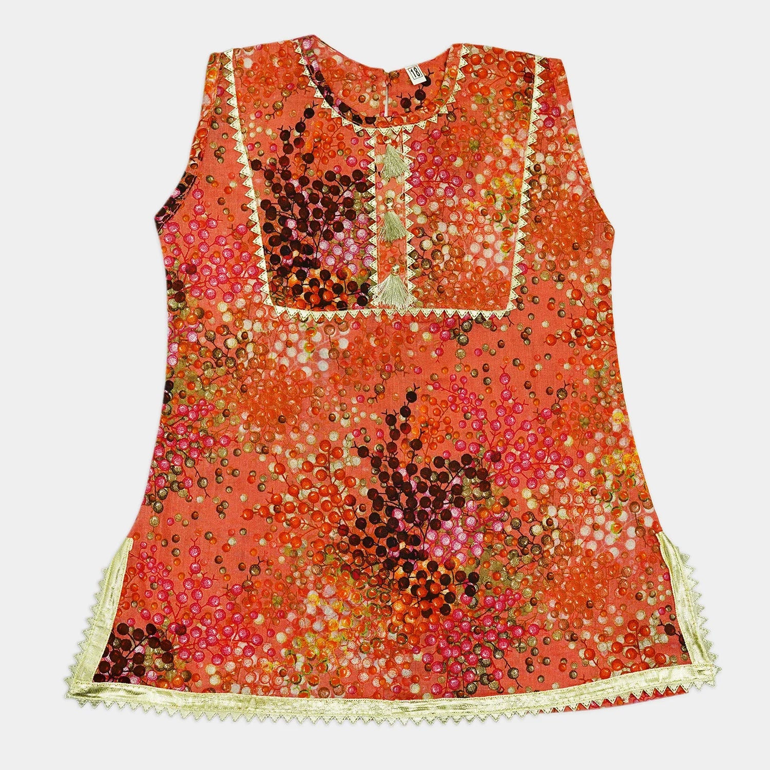WE Fashion Girls’ 3-Piece Suit – Plazzo, Kameez & Dupatta