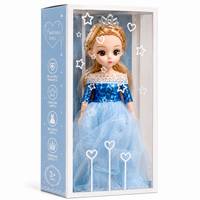 Princess Beauty Doll Fashion Music Doll with Dress, Hairbrush & Tiara