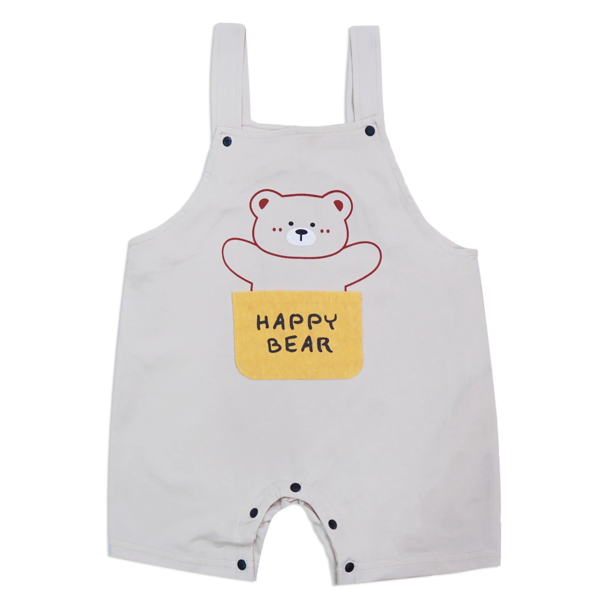 Happy Bear 2-Piece Dungarees & T-Shirt Set for Kids