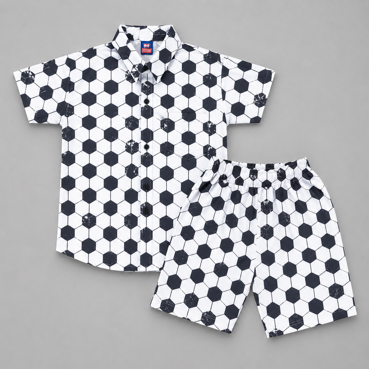 Little Minors Kids Summer Suit Soft Cotton T-Shirt & Shorts Set 5 to 9 Years - hover image