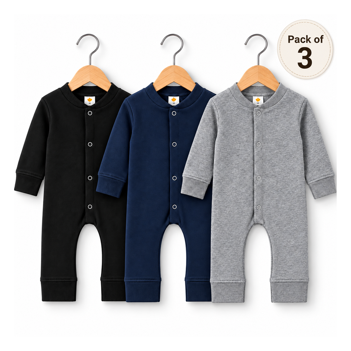 Baby Boys Winter Rompers