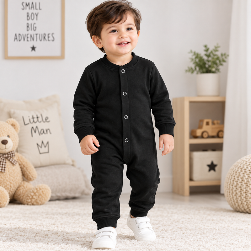 Baby Boys Winter Rompers