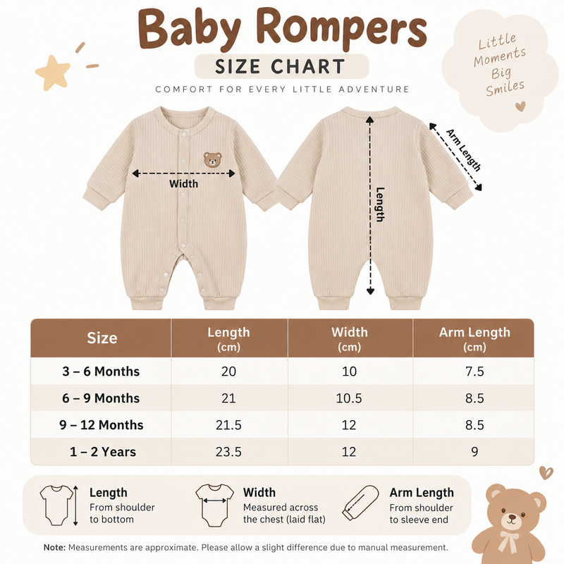 Baby Boys Winter Rompers