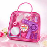 Kids Beauty Salon Pretend Play Set – Hair Dryer, Makeup & Styling Kit