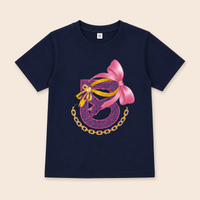 Girls Cotton Graphic T-Shirts Pack of 5 – Soft & Comfortable Casual Tees