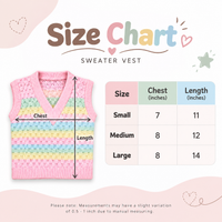 Pack of 3 Baby Pastel Striped Knitted Sweater Vests