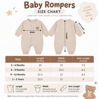 Baby Boys Winter Gray Romper  Full Sleeve Fleece Romper