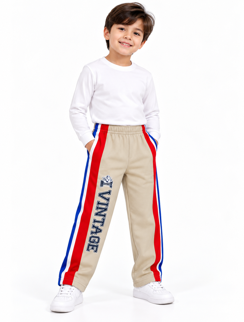 Pack of 5 Kids Fleece 2-Tape Trousers – Warm & Stylish Winter Pants