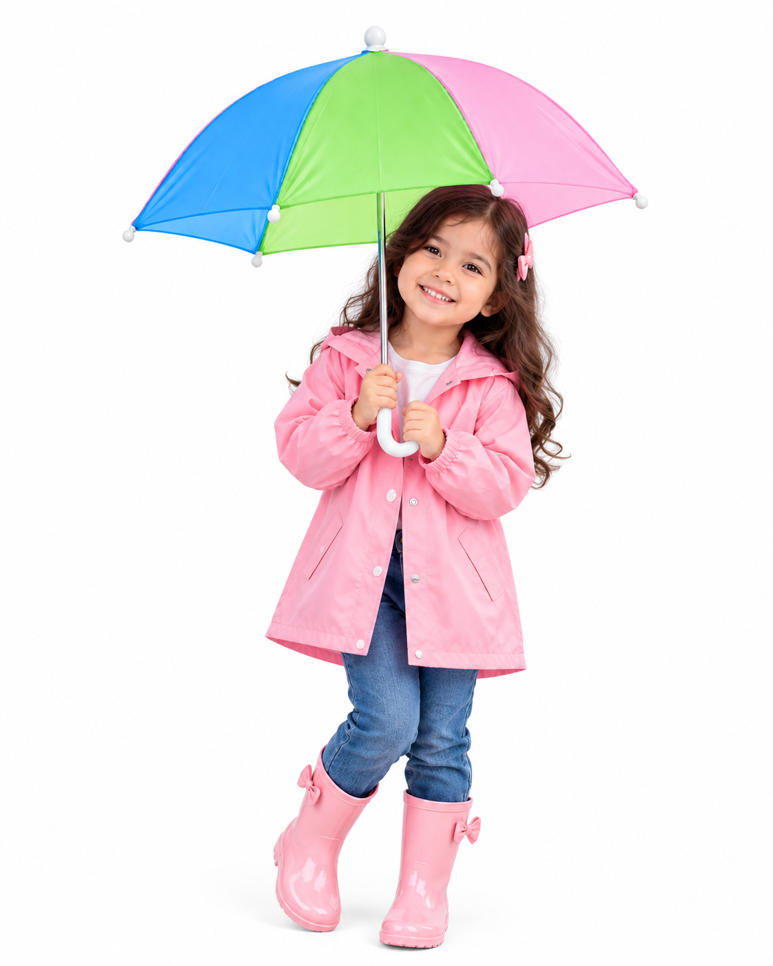 Kids Multi Cute Character Umbrella for Boys & Girls - hover image