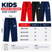 Pack of 3 Kids Fleece Trousers  – Warm & Comfortable Winter Track Pants