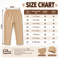 Pack of 3 Kids Ribbed Leggings  2 Black & 1 Skin Soft & Stretchy Trousers