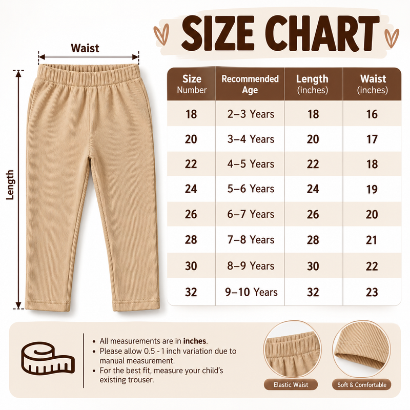 Pack of 3 Kids Ribbed Leggings  2 Black & 1 Skin Soft & Stretchy Trousers