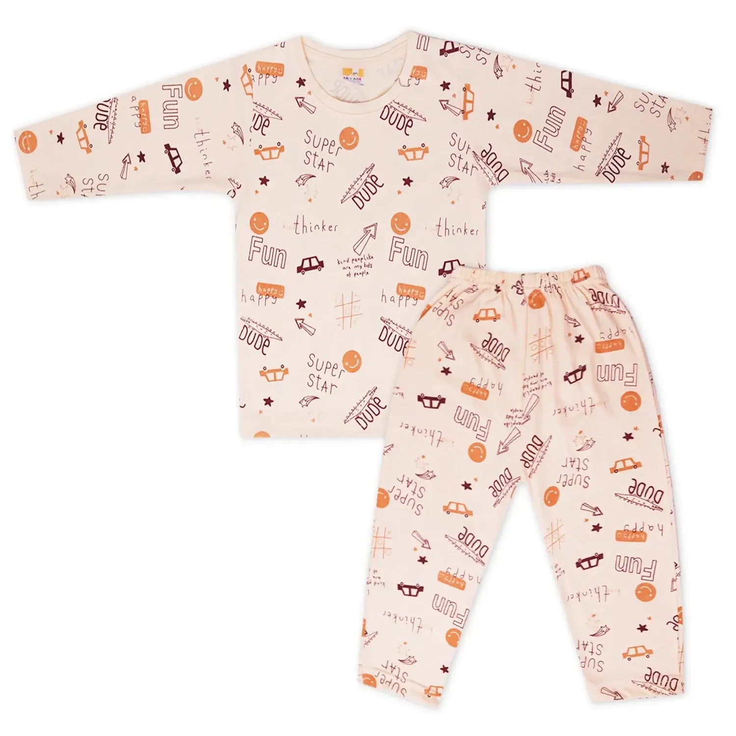 Kids Night Set – Comfortable sleepwear with playful design for cozy nights | Premium Baby & Kids Clothing in Pakistan | Little Minors