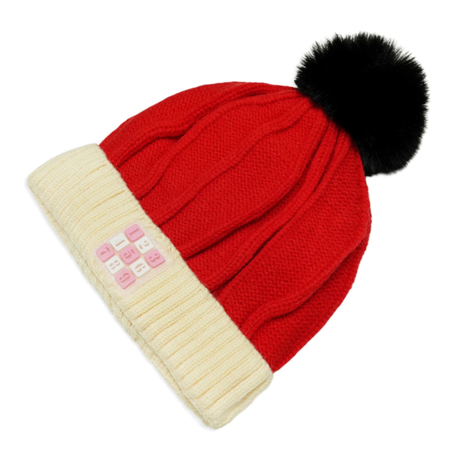 Baby Winter Wool Cap – Numbers Design (6 Months to 3 Years)