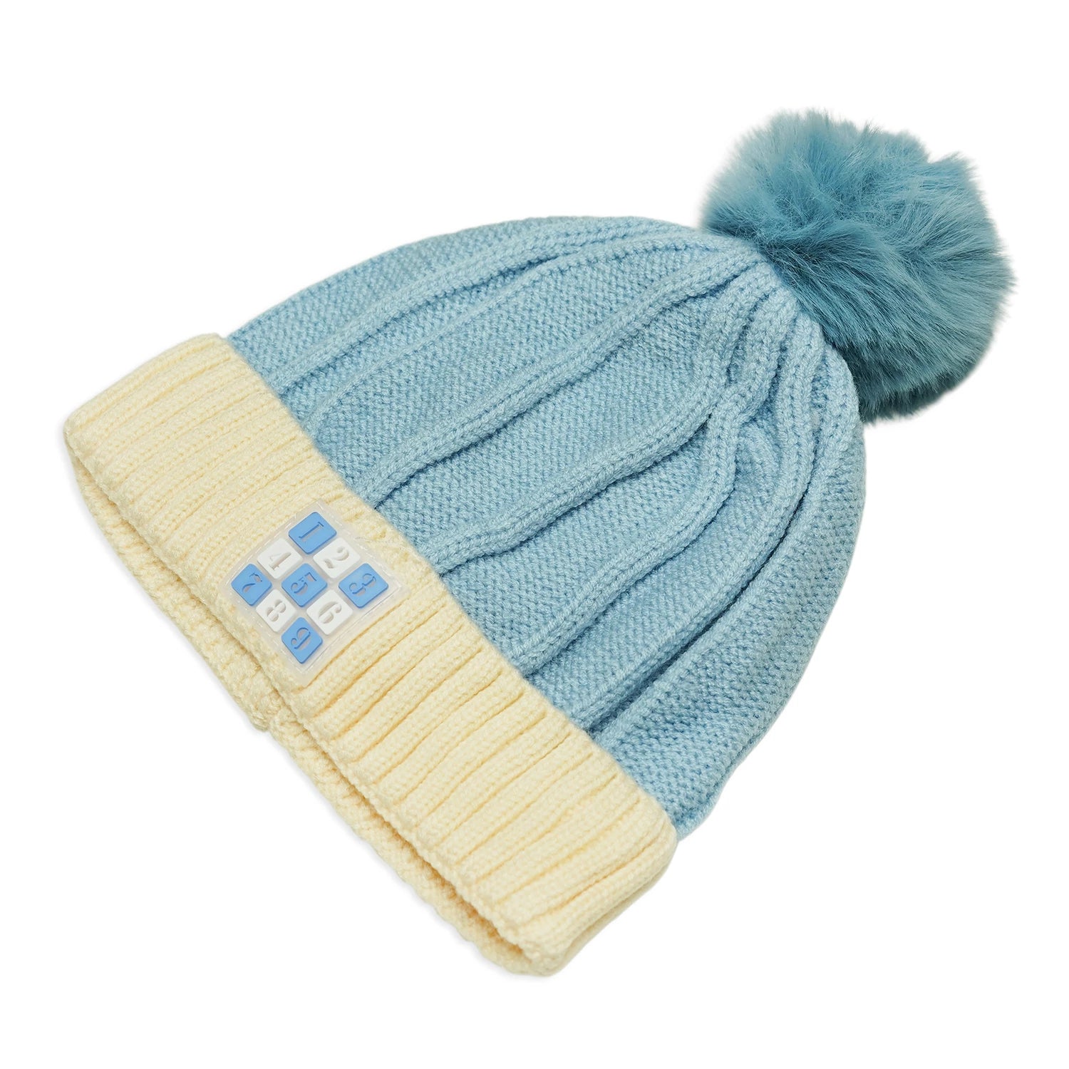 Baby Winter Wool Cap – Numbers Design (6 Months to 3 Years)