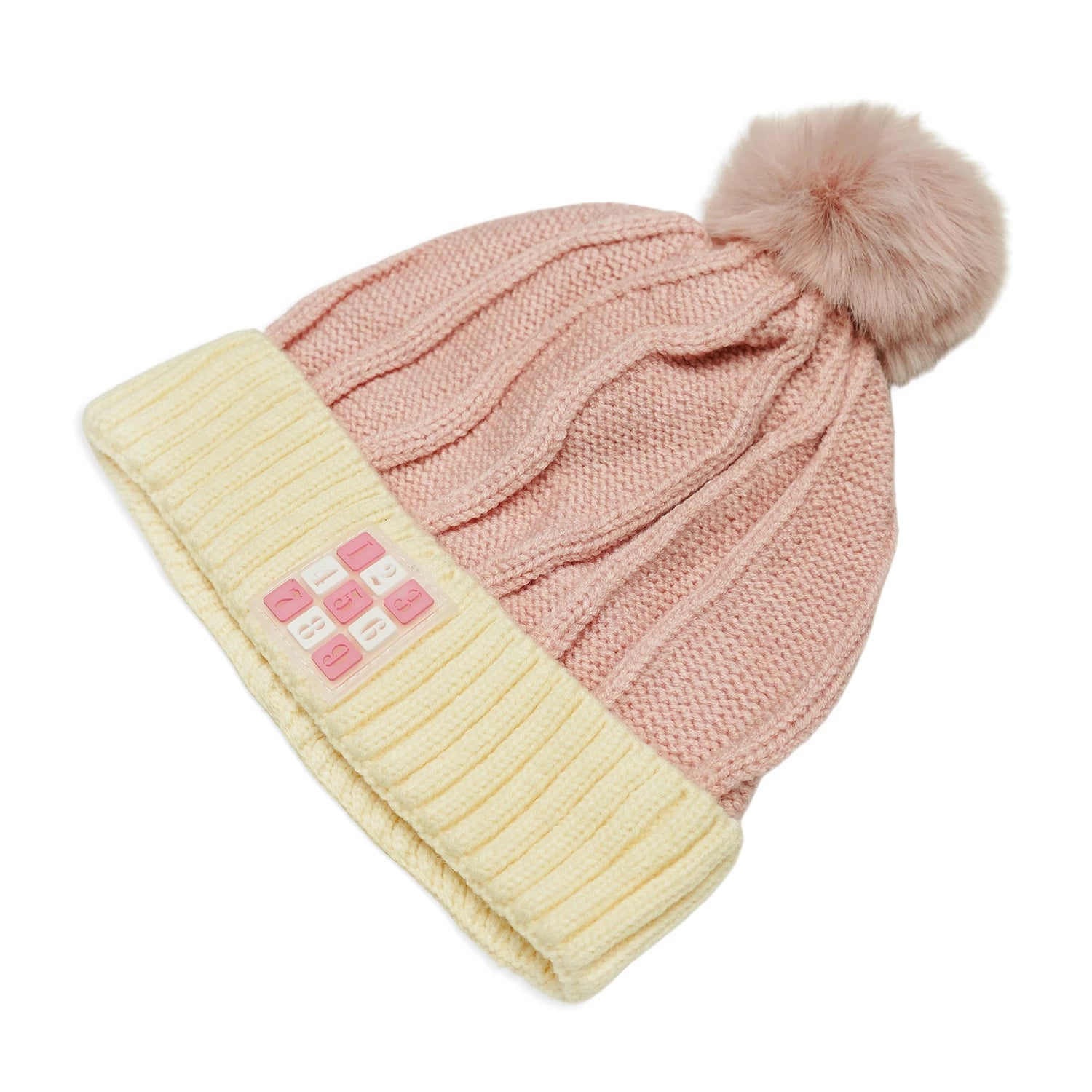 Baby Winter Wool Cap – Numbers Design (6 Months to 3 Years)